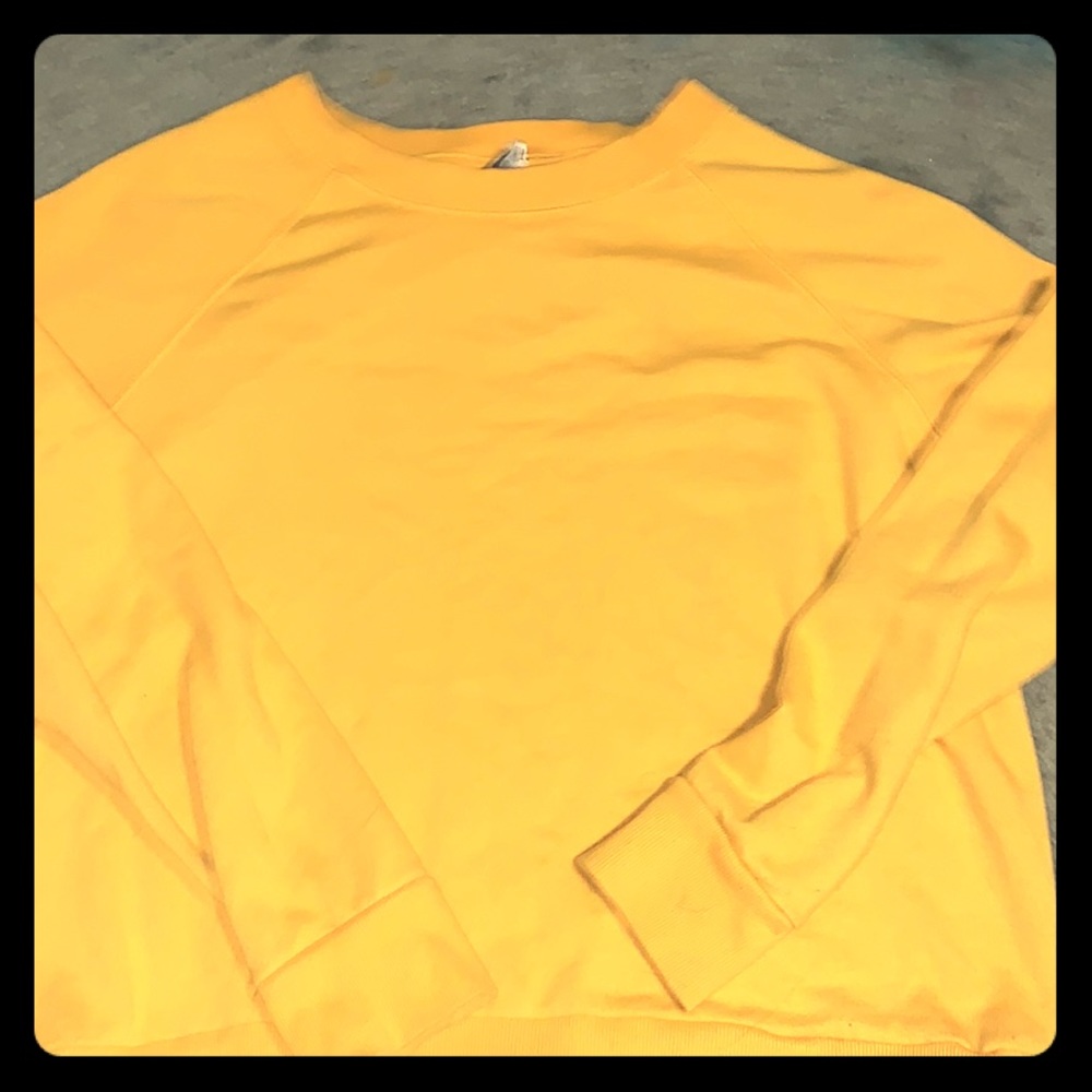Divided Yellow crew neck